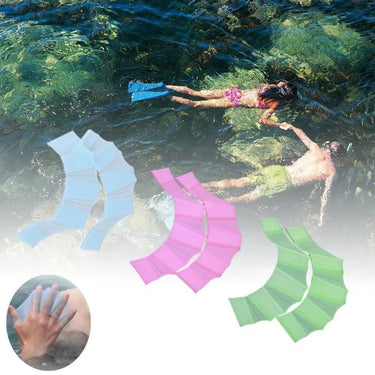Swimmer's Flippers Silicone Fingers